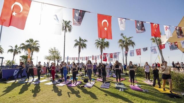 Mersin'de Bahar Spor Şenliğine yoğun ilgi