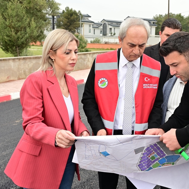 Duacı'da alt yapı çalışmaları tamamlanan 34 sokağa sıcak asfalt