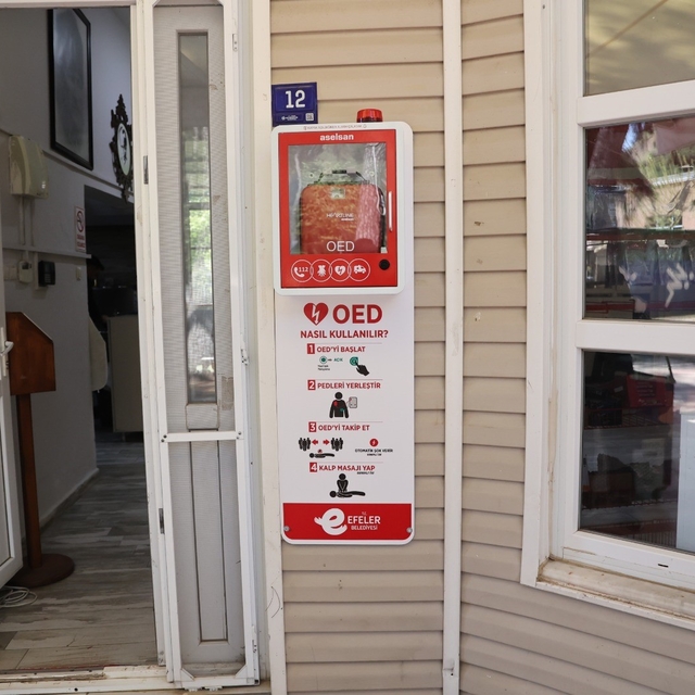 Efeler'de acil müdahale için OED cihazları devreye giriyor