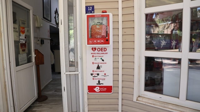 Efeler'de acil müdahale için OED cihazları devreye giriyor
