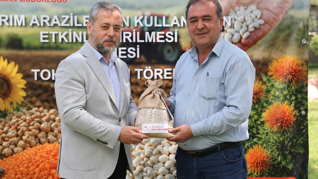 Nevşehir'de çiftçilere 22,2 ton kuru fasulye tohumu dağıtıldı