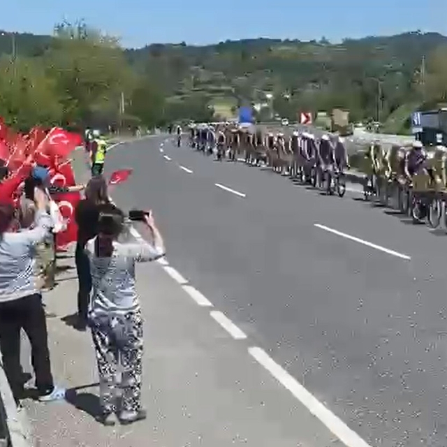 Cumhurbaşkanlığı 61. Türkiye Bisiklet Turu Yatağan'dan geçti