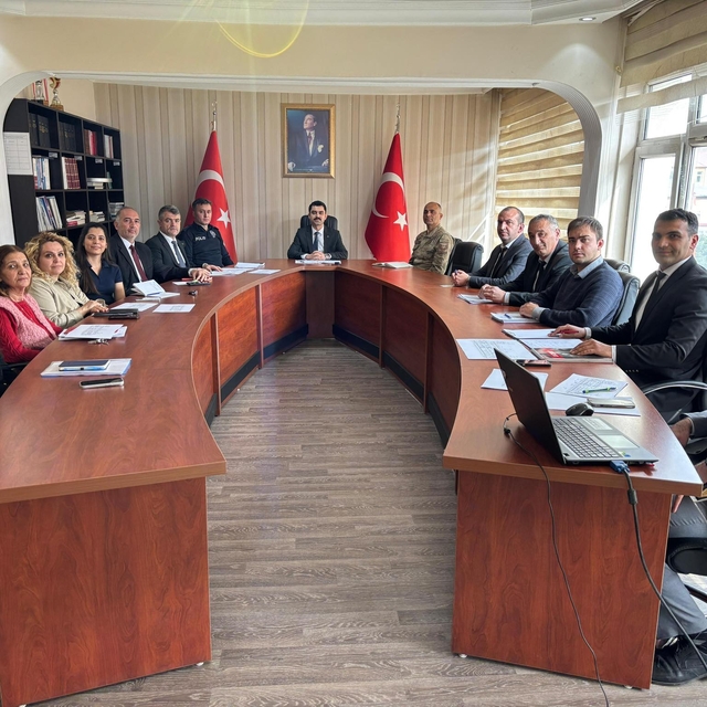 Susuz'da Kurum Amirleri Toplantısı düzenlendi