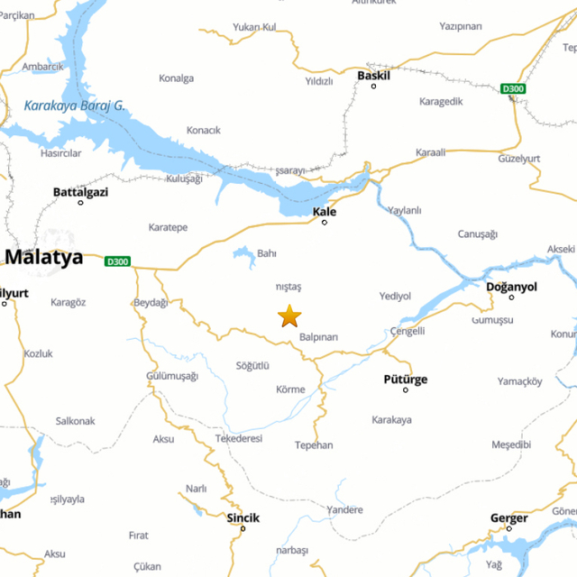 Malatya'da 4,4 büyüklüğünde deprem