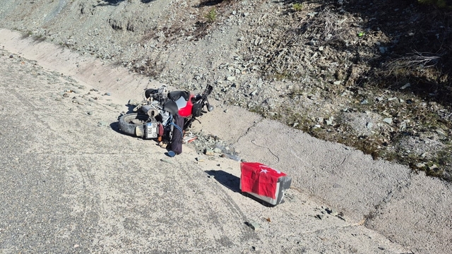Bolu'da bariyere çarpan motosikletin sürücüsü hayatını kaybetti