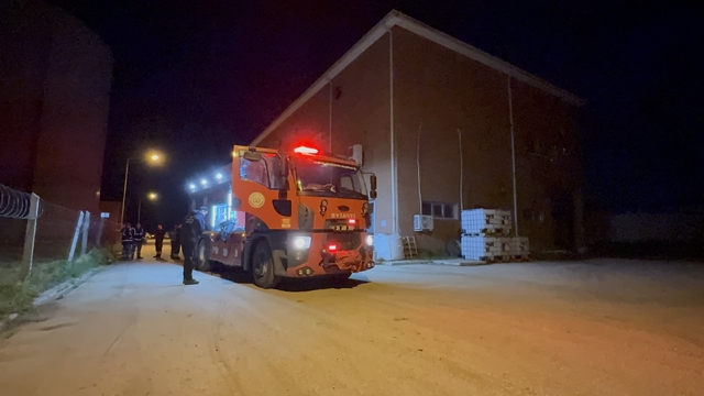 Eskişehir'de su arıtma tesisinde korkutan yangın