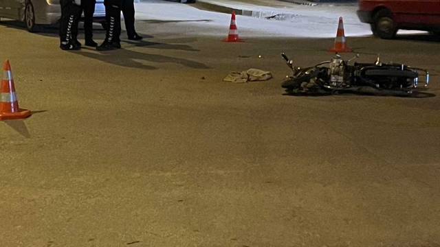 Çorum'da otomobil ile motosiklet çarpıştı: 1 yaralı