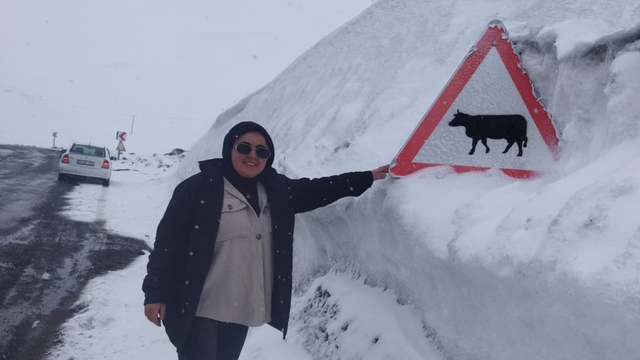 Kar kalınlığı tabela boyunu geçti