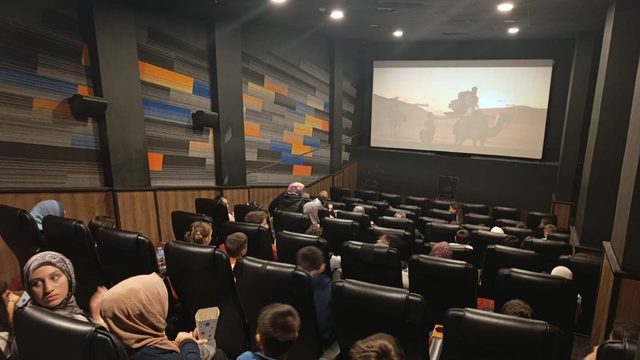 Köyceğizli gençler, sinemada "571: Rahmet Peygamberi Hz. Muhammed" filmini izledi