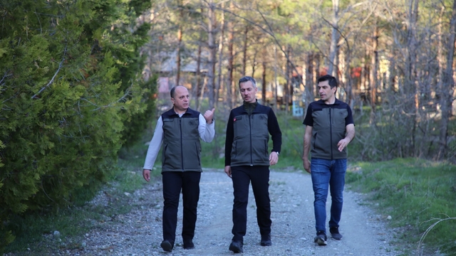 Erzincan'da orman projeleri incelendi