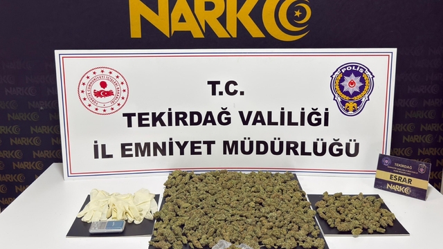 Tekirdağ'da uyuşturucu operasyonlarında 15 kişi tutuklandı