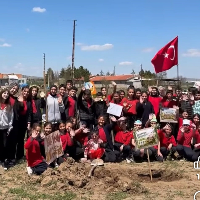 Şuhut'ta 'Benim Okulum Geleceğe Çare Yeşil Vatan' etkinliği