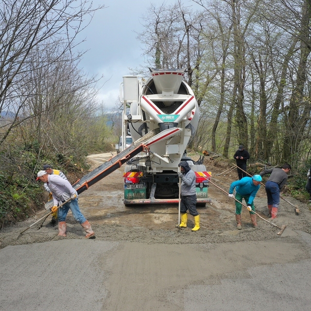 Ordu'nun kırsalında ulaşım konforu artıyor