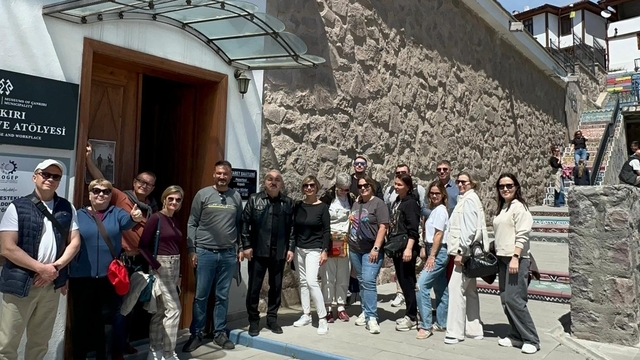 Rus ve Ukraynalı turistler Çankırı'yı gezdi