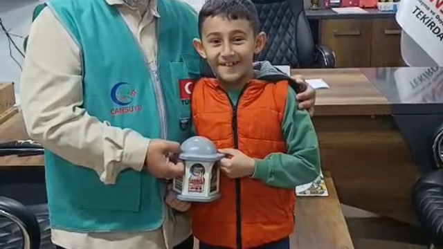 Tekirdağ'da öğrencilerden Gazze'deki çocuklara harçlık desteği