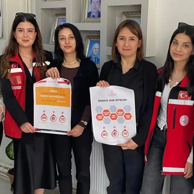 Stajyer öğrencilerden farkındalık çalışması