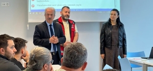 Sinop'ta ambulans sürücülerine güvenli sürüş eğitimi