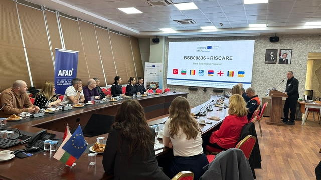 Edirne'de RISCARE Projesi kapsamında Afet Koordinasyon Toplantısı gerçekleştirildi