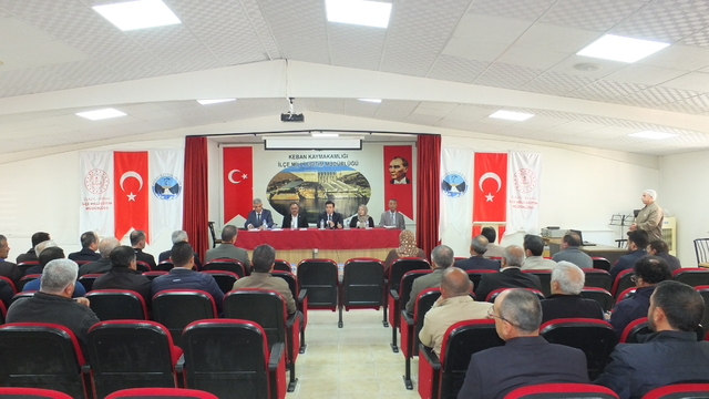 Keban Köylere Hizmet Götürme Birliği üye seçimi yapıldı