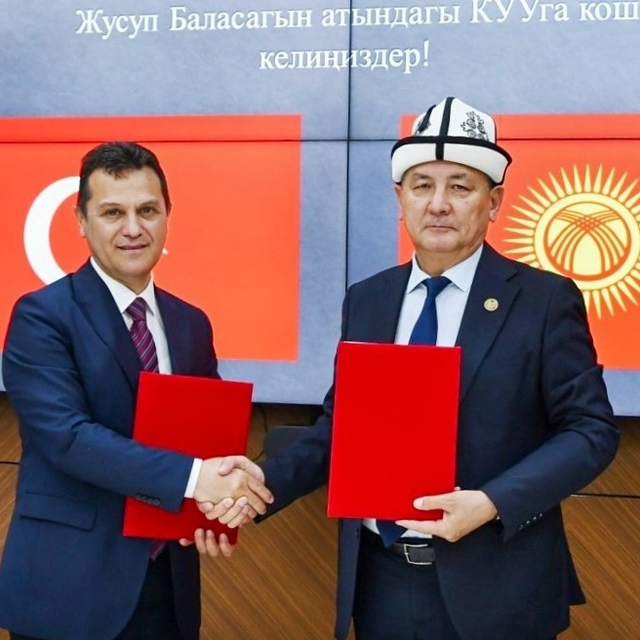 Kastamonu Üniversitesi ile Kırgız Milli Üniversitesi arasında iş birliği