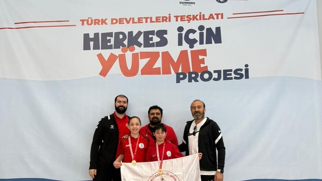 Körfezli genç yüzücüler Azerbaycan'da Türkiye'yi temsil edecek