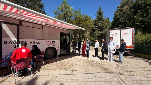 Keban'da kan bağışı kampanyası
