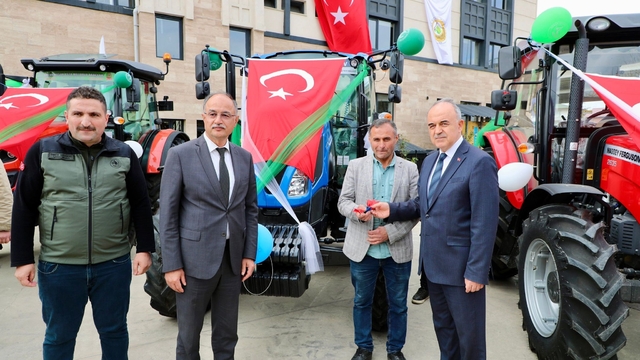 Ordu'da ORKÖY kredisi kapsamında hak sahiplerine araçları teslim edildi