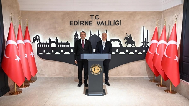 Bulgaristan Cumhuriyeti İçişleri Bakanı Dechev, Edirne Valisi Yunus Sezer'i ziyaret etti