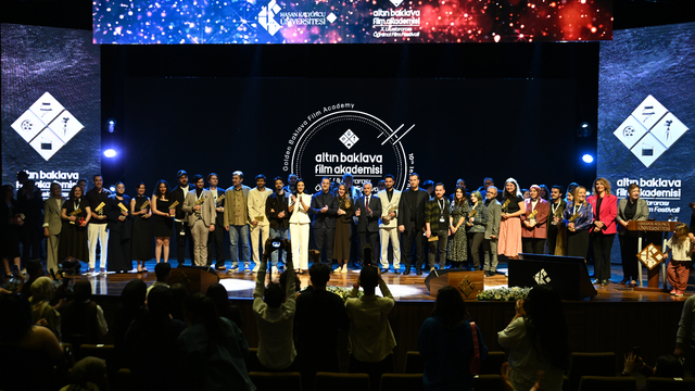 Gaziantep'te "Altın Baklava Film Akademisi 10. Uluslararası Öğrenci Film Festivali"nde ödüller sahiplerini buldu