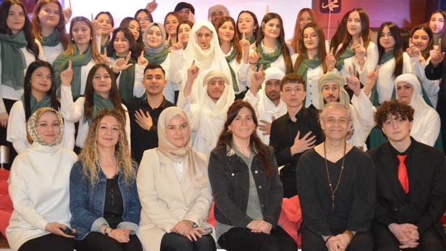 Ordu'da öğrencilerin Mevlid-i Nebi coşkusu