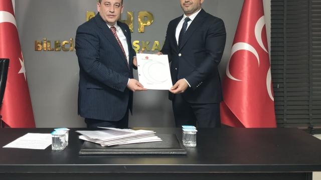 MHP Bozüyük İlçe Başkanlığına Mümin Gün atandı