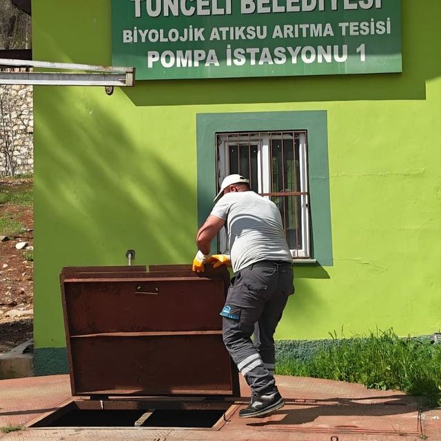 Tunceli'de altyapı için yoğun mesai