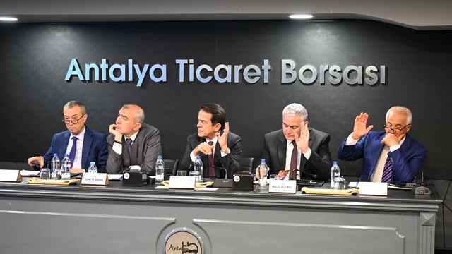 Antalya Ticaret Borsası nisan ayı meclis toplantısı yapıldı
