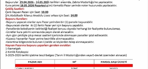 Uşak'ta kurban satış yerleri belli oldu