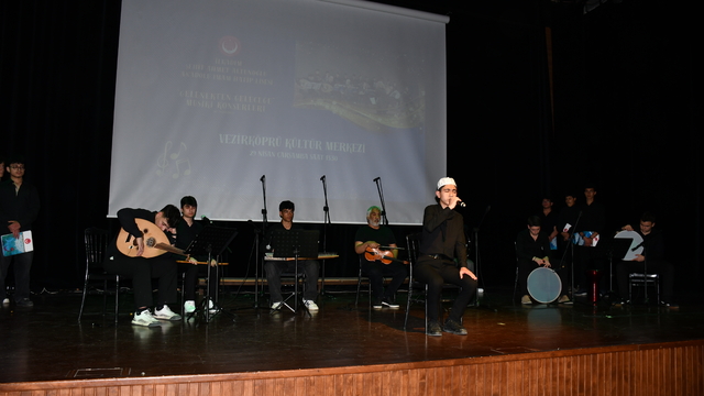 Vezirköprü'de "Gelenekten Geleceğe Musiki Konseri" düzenlendi