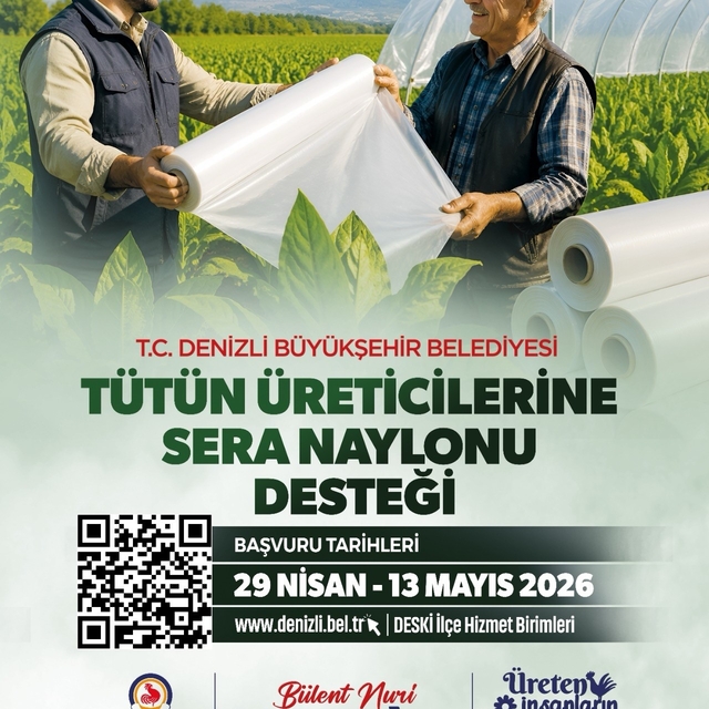 Denizli'de tütün üreticisine destek