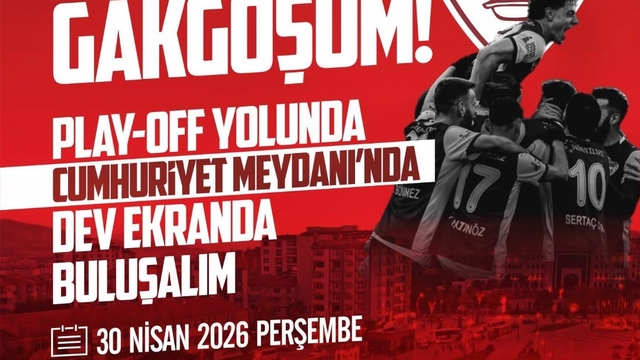 Elazığ'da dev ekran kurulacak