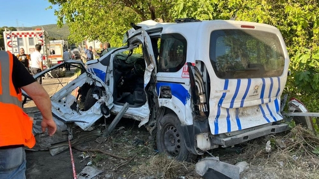 Vali Makas'tan kazada şehit olan polis için başsağlığı mesajı