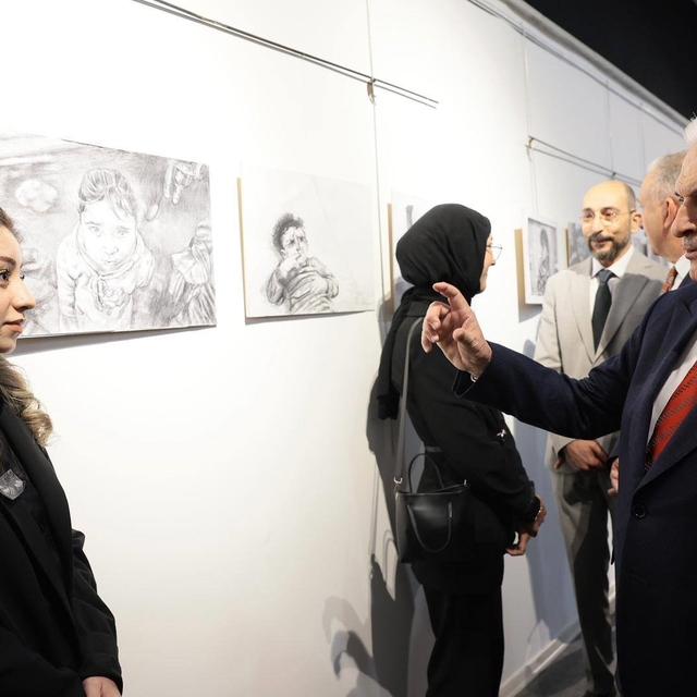"Belleğin Çocukları" sergisi Erzincan'da açıldı