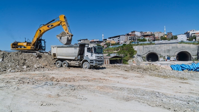 Onat Tüneli'nde çalışmalar sürüyor