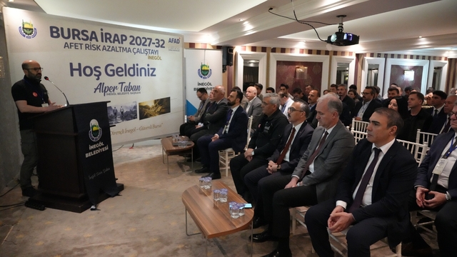 İnegöl'de İlçe Bazlı Afet Risk Azaltma Çalıştayı gerçekleştirildi