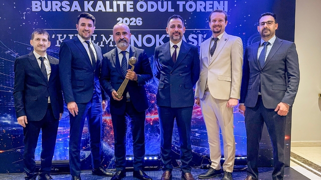 Bursa Kalite Büyük Ödülü'nü aldılar