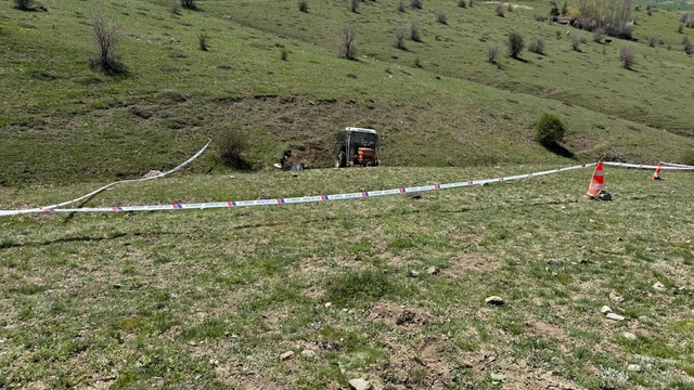 Çorum'da traktörün dere yatağına devrildiği kazada 1 kişi öldü, 3 kişi yaralandı