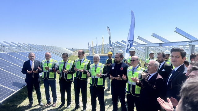 Konya'da yeni güneş enerjisi santralinin başlangıç programı yapıldı