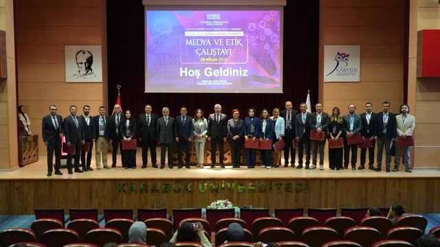 Karabük Üniversitesi'nde 'Medya ve Etik Çalıştayı' düzenlendi