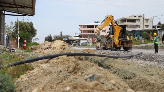 Samandağ'da içme suyu şebeke projesinin yüzde 88'i tamamlandı