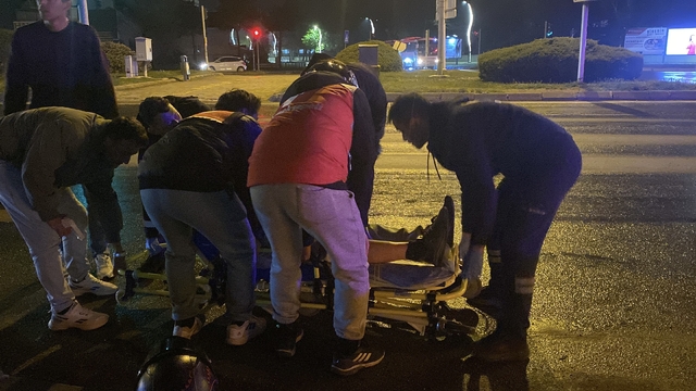 Bolu'da otomobil ile motosiklet çarpıştı: 1 yaralı