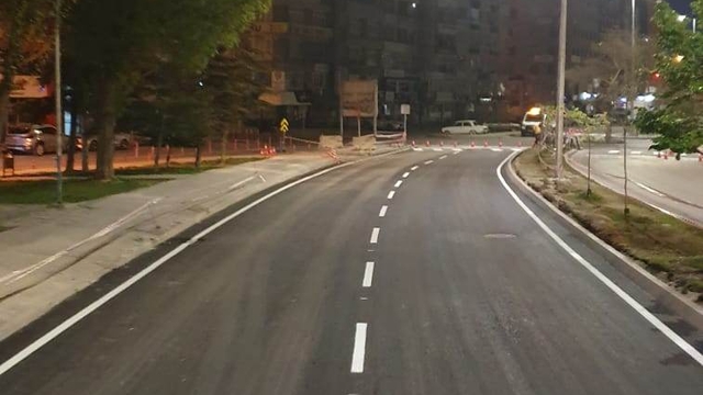 Kocasinan Belediyesi, Sahabiye Mahallesi'ndeki caddeyi kısa sürede yeniledi