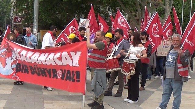 Denizli'de 1 Mayıs'ta binlerce kişi meydanlardan yürüdü
