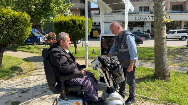 Sapanca'da engelli araç şarj istasyonu kuruldu